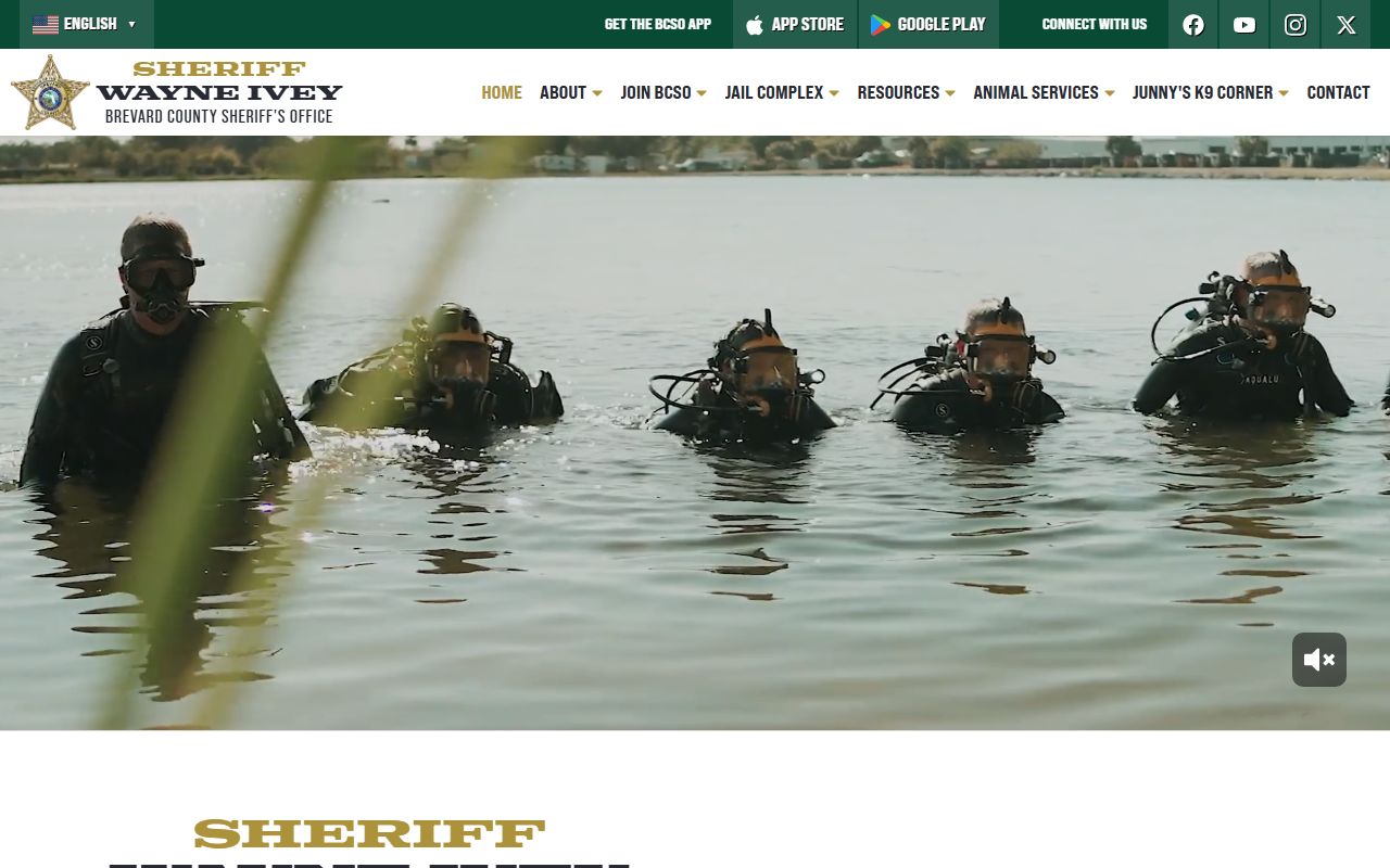 Brevard County Jail Complex information page