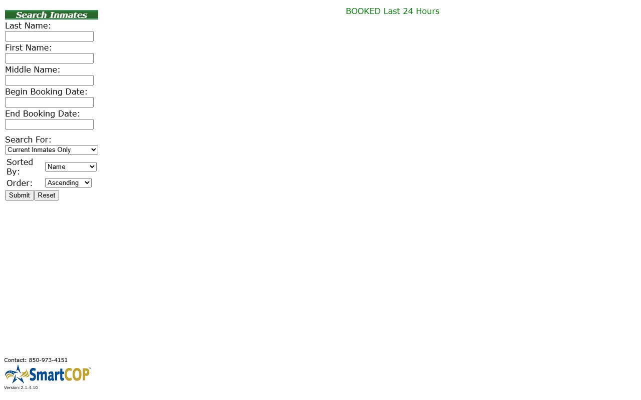 Madison County Sheriff's Office website section with jail information